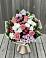 Букет цветов из: Альстромерии, Гвоздики, Розы и Хризантемы в Полесске