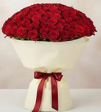 Букет 101 Красная роза Милано в Полесске