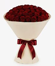 Букет 101 Бордовая роза Блэк Бакарра в Полесске