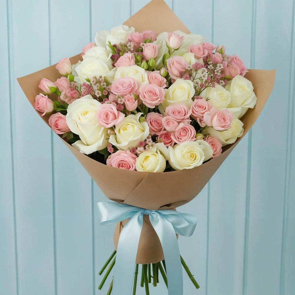 Букет цветов из: Розы в Полесске