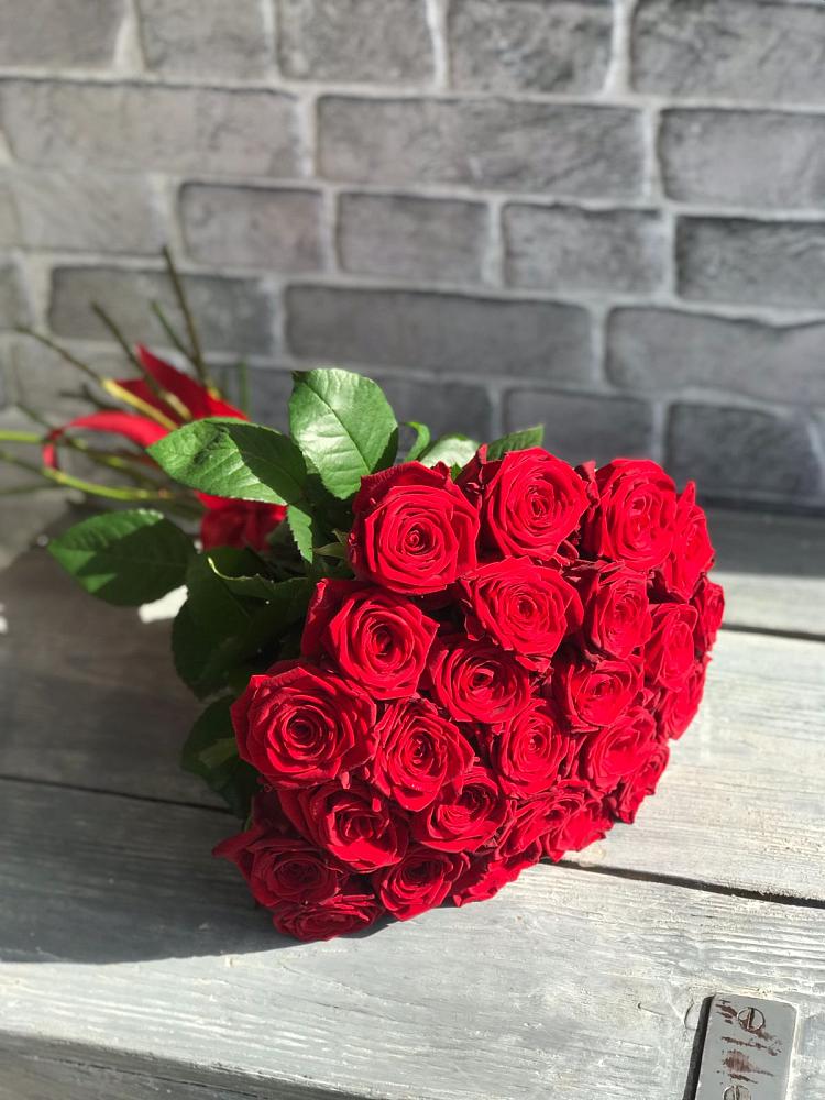 Букет Красные розы Фридом в Полесске