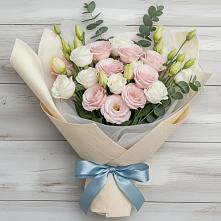 Букет цветов из:  Лизиантусы #REPLACE_PRED# Полесске