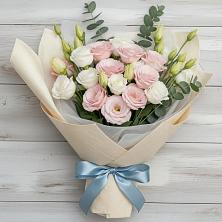 Букет цветов из:  Лизиантусы в Полесске