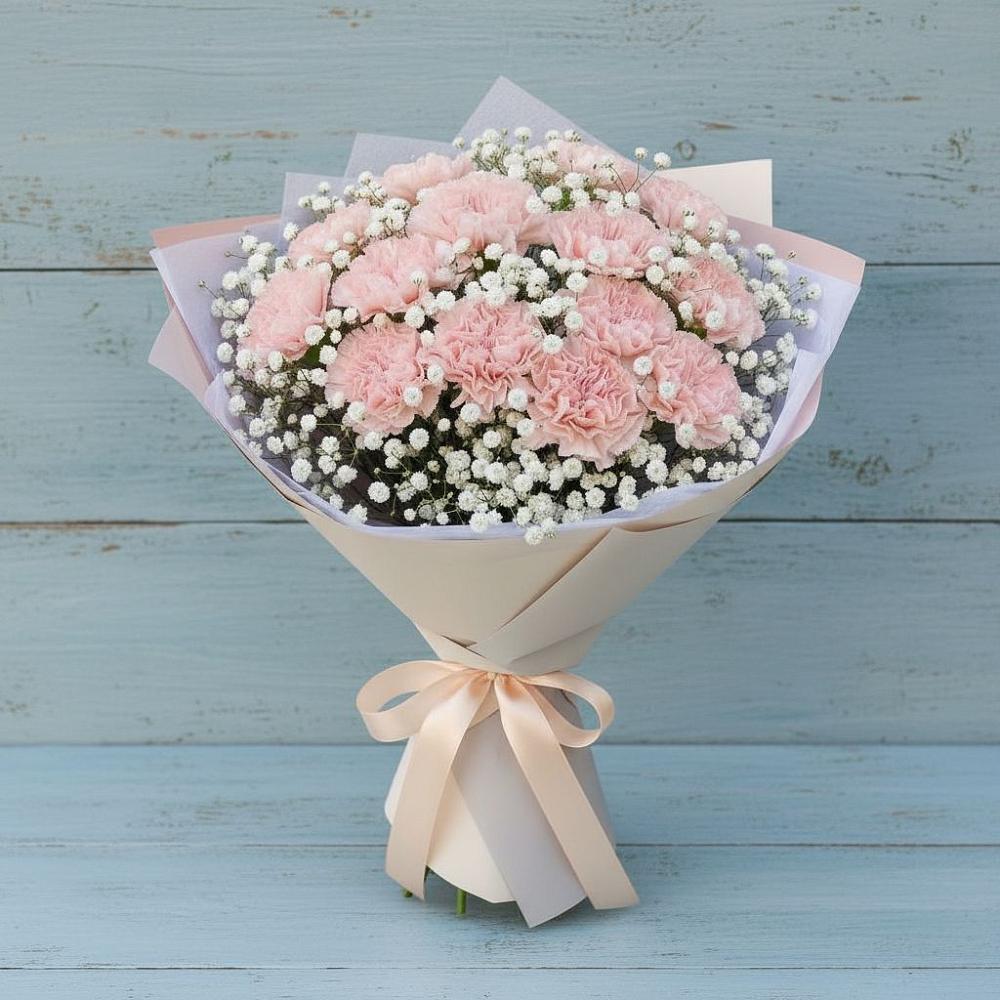 Букет цветов из: Гвоздики в Полесске