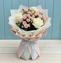 Букет цветов из:  Розы в Полесске