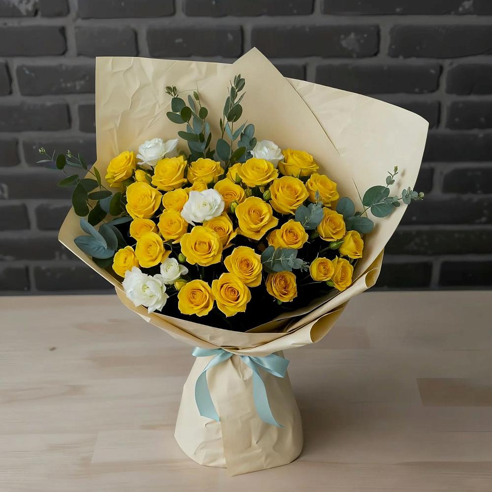 Букет цветов из: Розы в Полесске