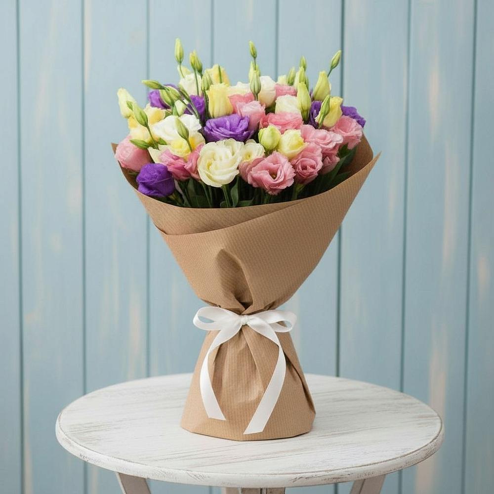 Букет цветов из: Лизиантусы в Полесске