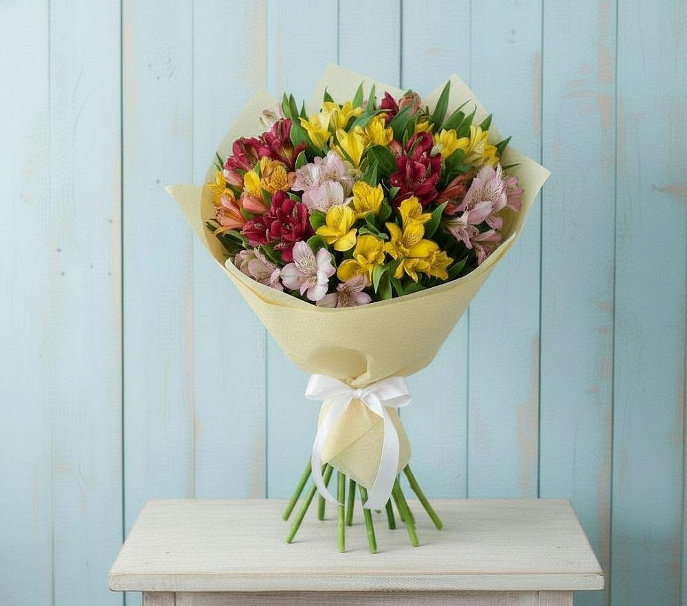 Букет цветов из: Альстромерии в Полесске