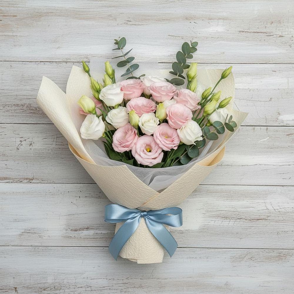 Букет цветов из: Лизиантусы в Полесске